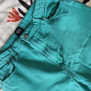 BDG Urban Outfitters teal high rise flare sz 29